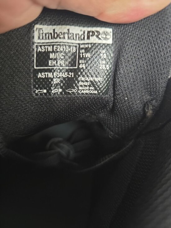 Timberland PRO Men\'s A297S Radius CTCP Mid Athletic Work Boots Black Size 11W